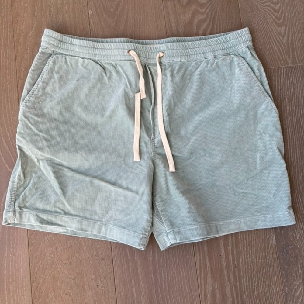 Marine Layer - Sterling Blue Men's 6" Saturday Corduroy Short